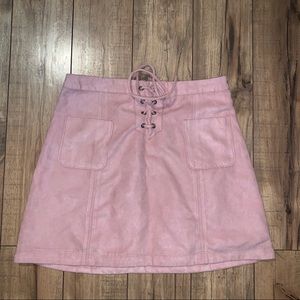 Pink skirt